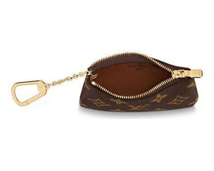Louis Vuitton Key Pouch M62650 Monogram Canvas Coin Card Holder with Key Ring