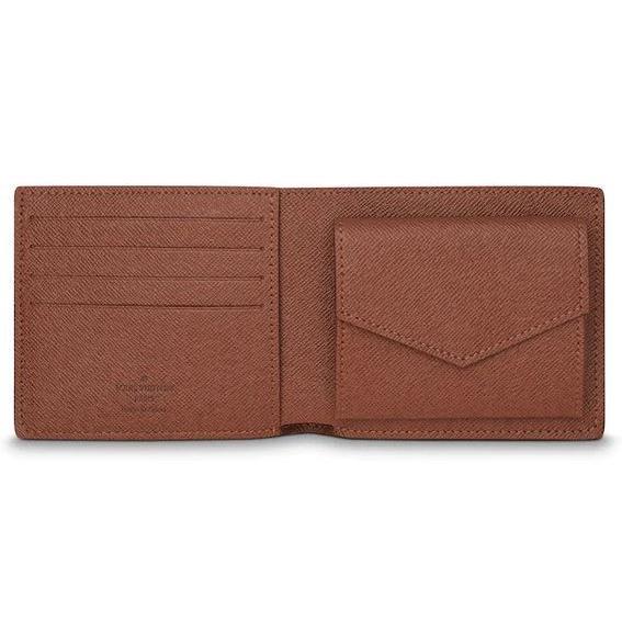 Louis Vuitton Monogram Marco M61675 Bi-Fold Wallet Brown Vintage