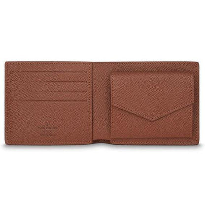 Louis Vuitton Monogram Marco M61675 Bi-Fold Wallet Brown Vintage