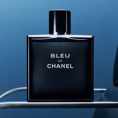 BLEU DE CHANEL Eau de Toilette Spray for Men 100ml / 3.4 Oz – Luxury Fragrance