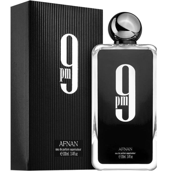 Afnan 9 PM Eau de Parfum for Men 100ml / 3.4 Oz – Long-Lasting Fragrance